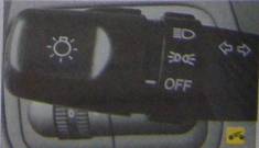 3 — рычаг переключателя наружного освещения и указателей поворота