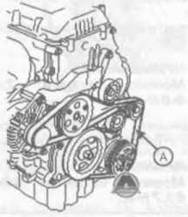 Снятие цепи привода распрвала с двигателя (D 1.1 TCI-U)