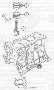 Шатуны и коленчатый вал на двигателе C1.0 SOHC и G 1.1 SOHC (Начало)